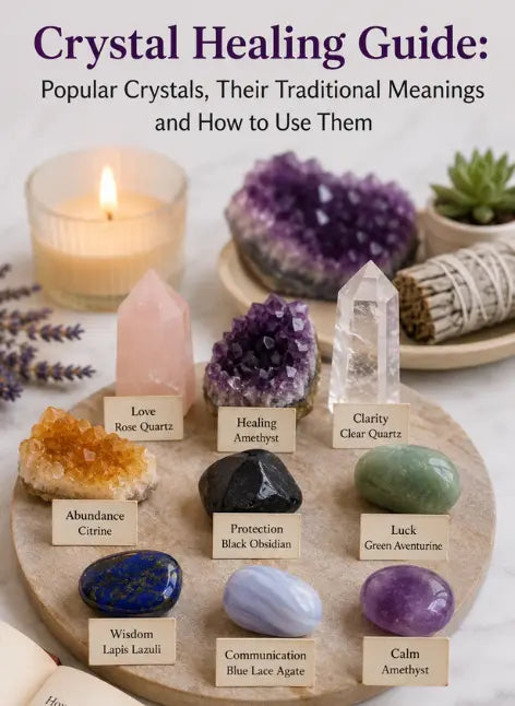 Crystal Healing Guide: Popular Crystals, Their Traditional Meanings and How to Use Them
