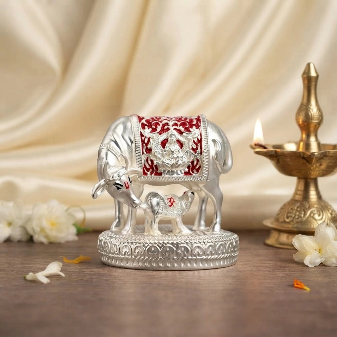 999 Silver Plated Kamdhenu