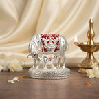 999 Silver Plated Kamdhenu murti