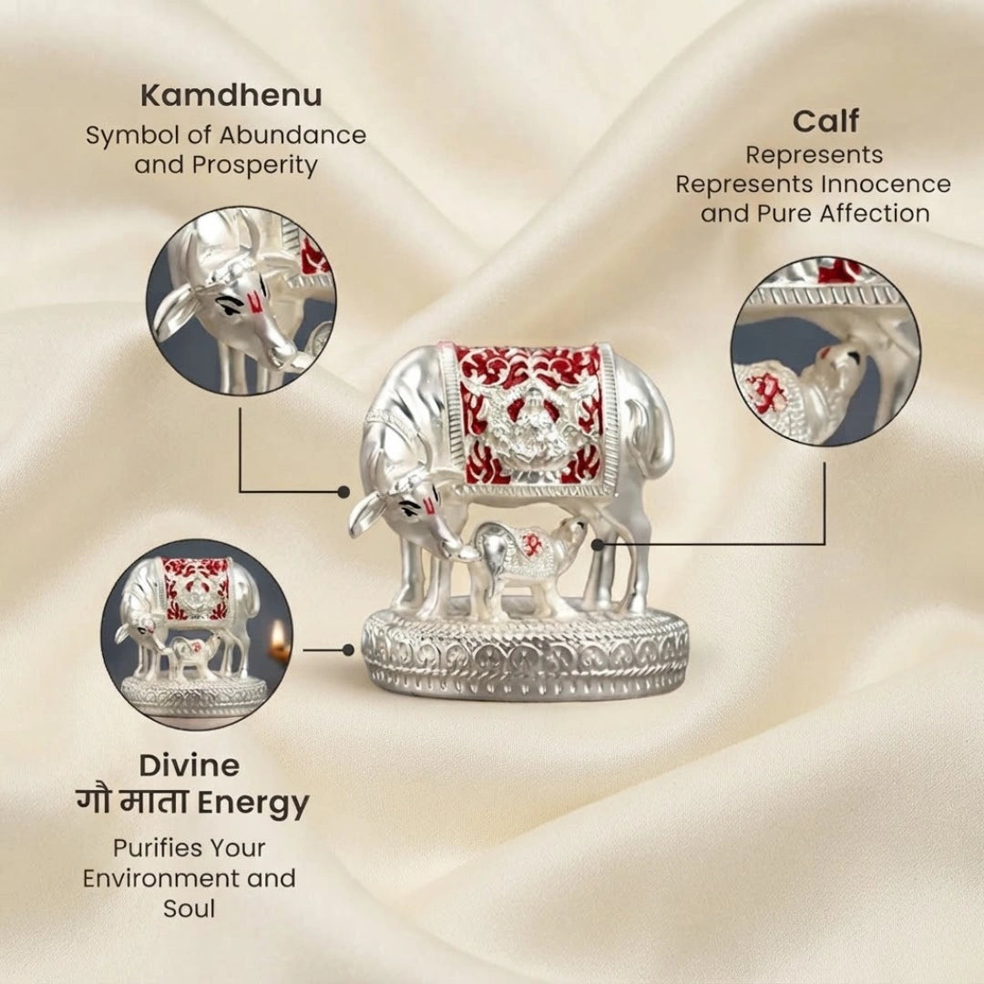 999 Silver Plated Kamdhenu