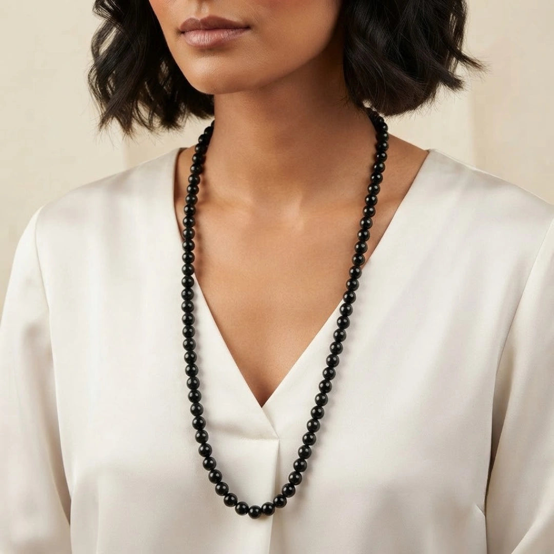 Black Obsidian Mala