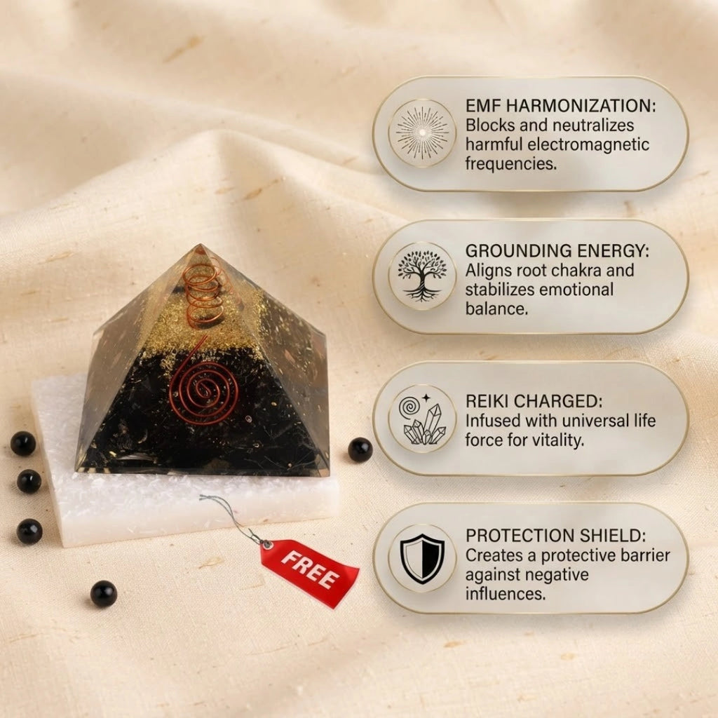 Black Obsidian Pyramid Free Raw