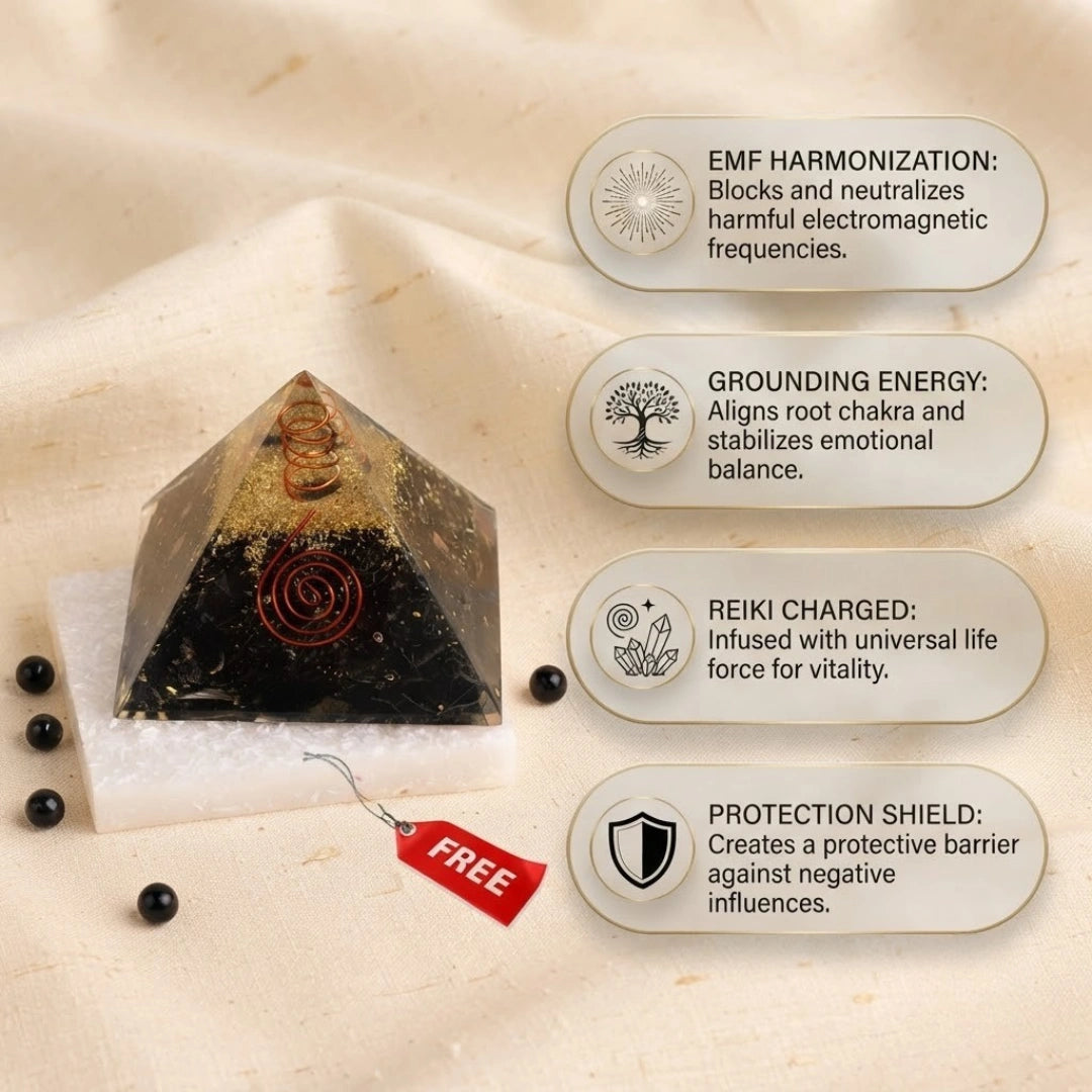 Black Obsidian Pyramid Free Raw