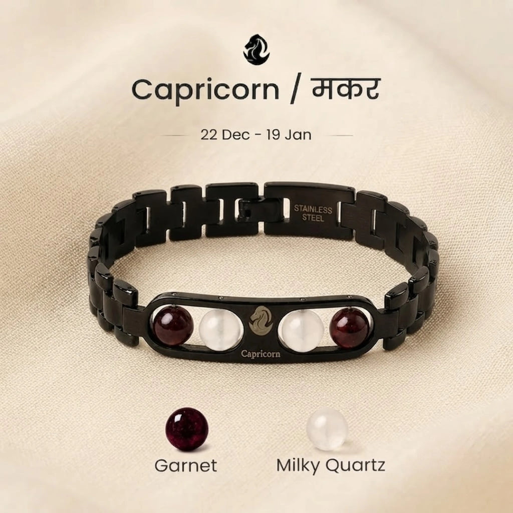 Capricorn Zodiac Metal Bracelet