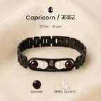Capricorn Zodiac Metal Bracelet