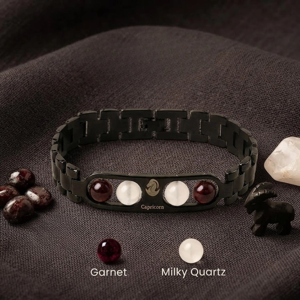 Capricorn Zodiac Metal Bracelet