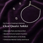 Clear Quartz Anklet