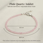 Clear Quartz Anklet