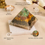 Dhan Yog Pyramid Free Square Raw Selenite Plate