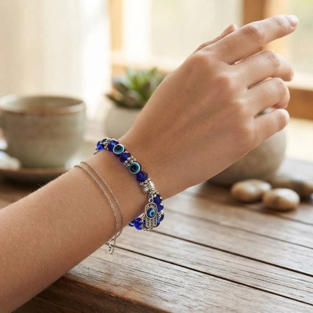 Evil Eye Hamsa Bracelet