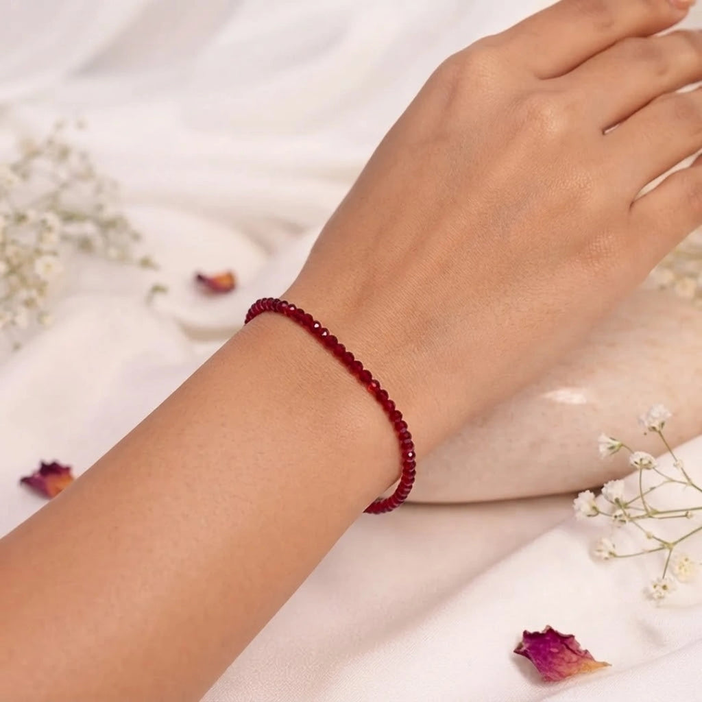 Garnet Anklet