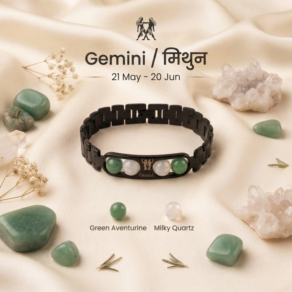 Gemini Zodiac Metal Bracelet