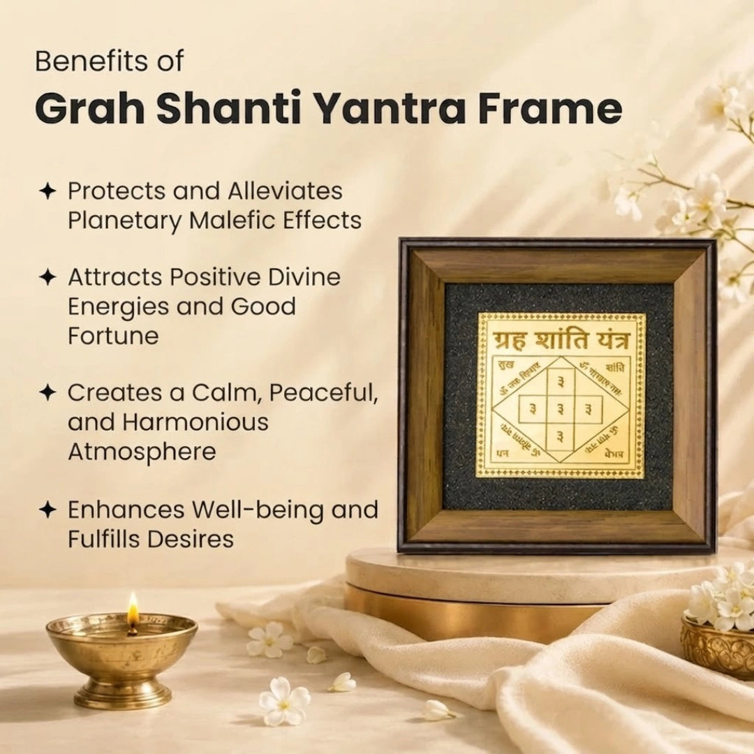 Grah Shanti Yantra with Black