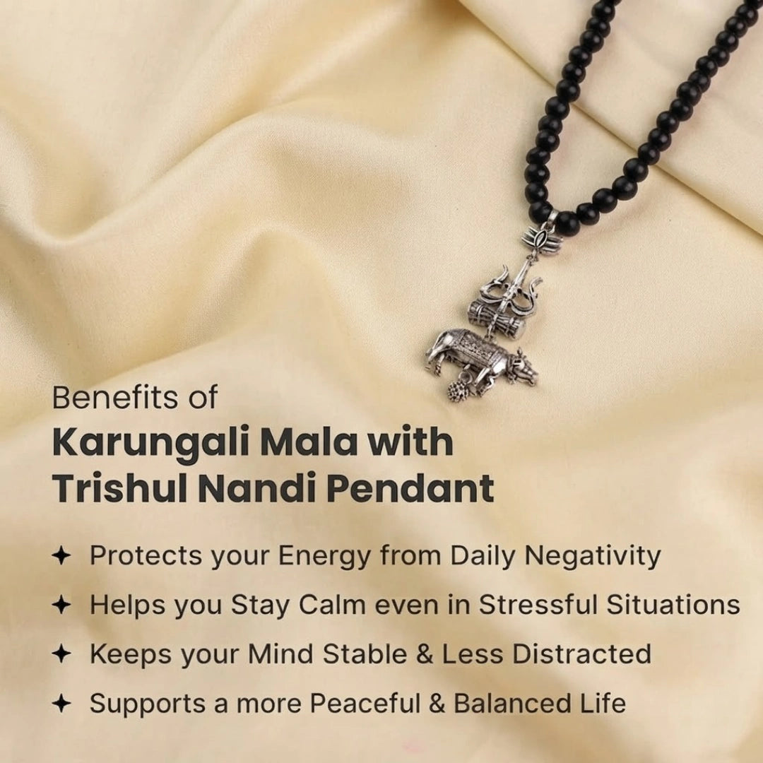 Karungali Mala with Shiv