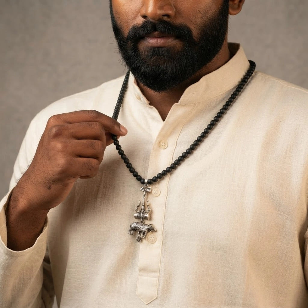 Karungali Mala with Shiv