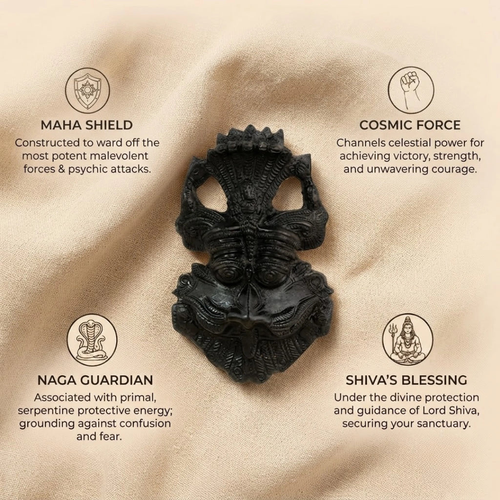 Kirtimukha Black Tourmaline Protection