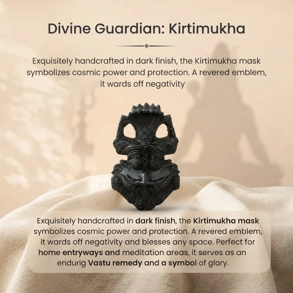 Kirtimukha Black Tourmaline Protection