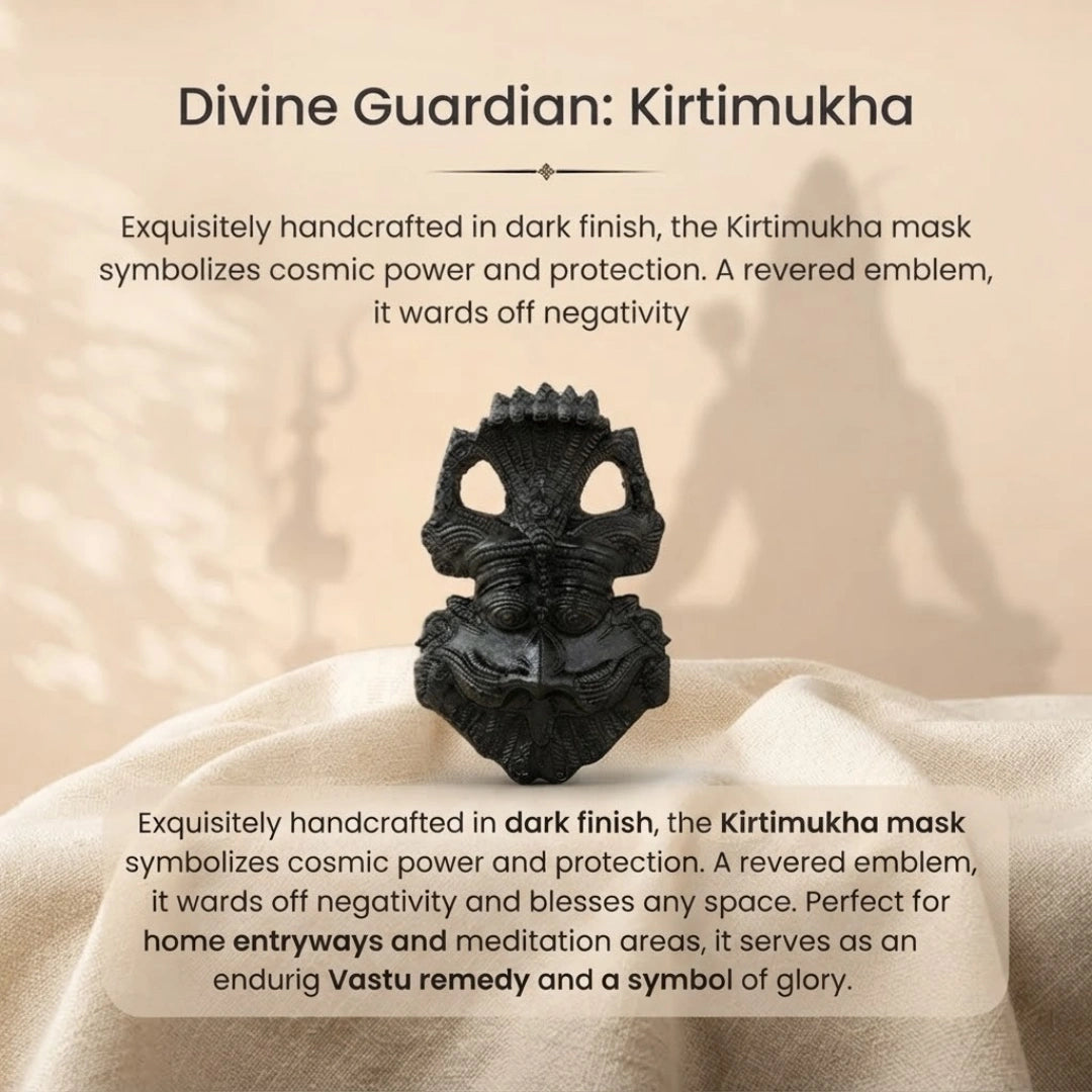Kirtimukha Black Tourmaline Protection