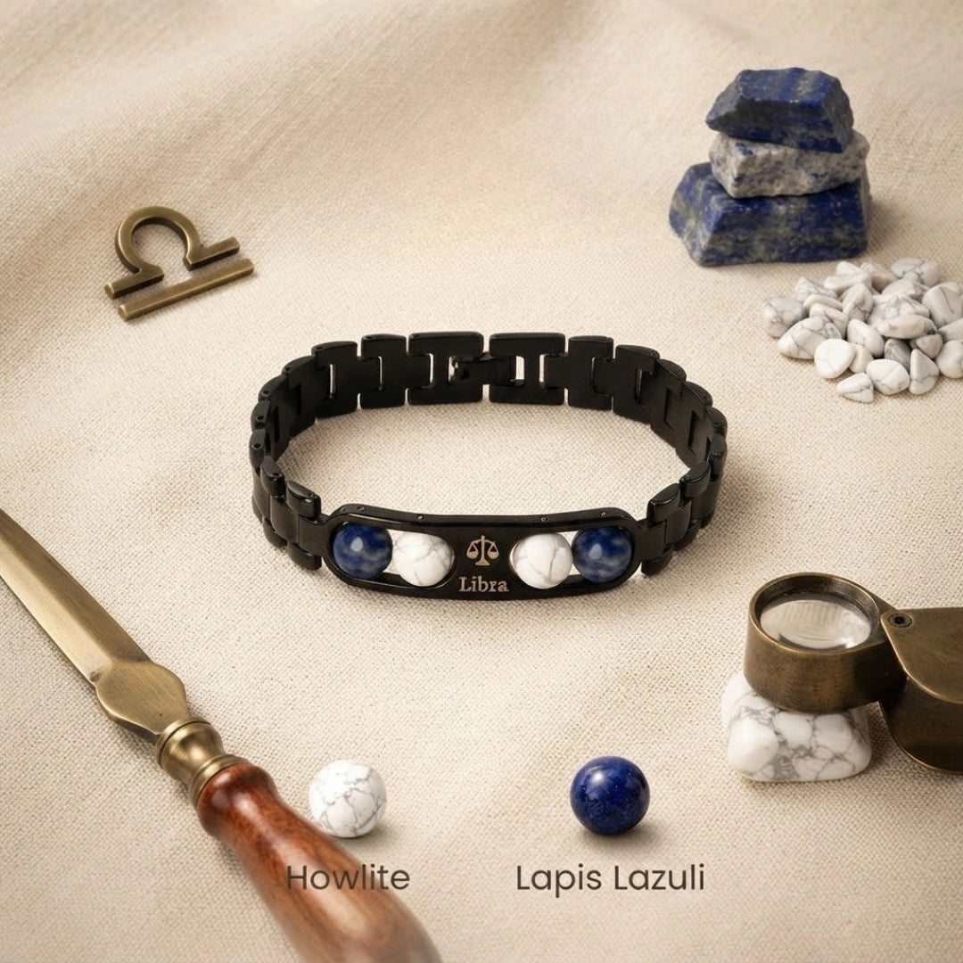 Libra Zodiac Metal Bracelet