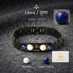 Libra Zodiac Metal Bracelet