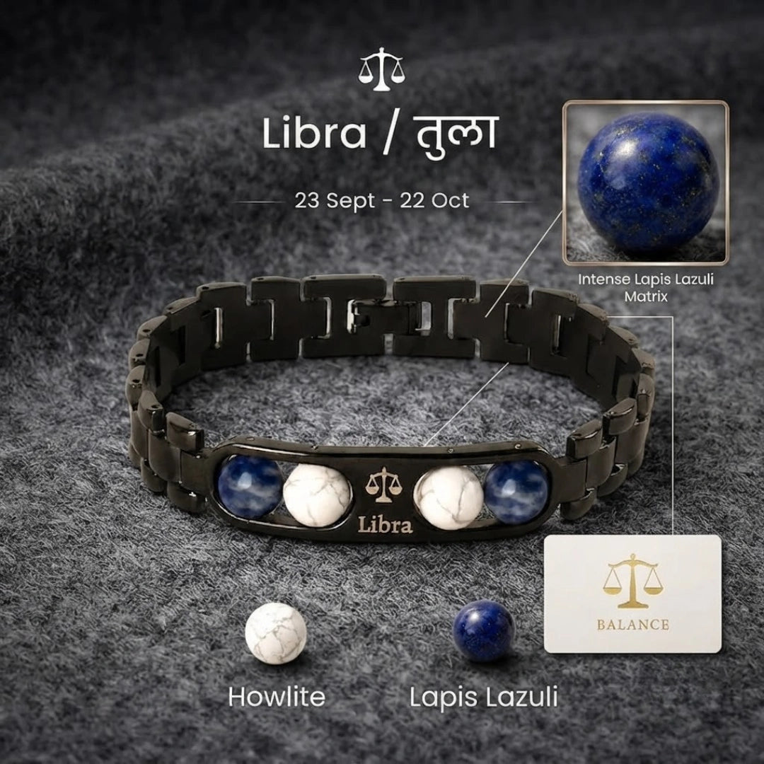 Libra Zodiac Metal Bracelet