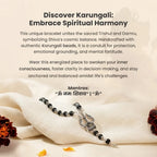 Mahadev Trishul Damru Karungali Kavach Bracelet