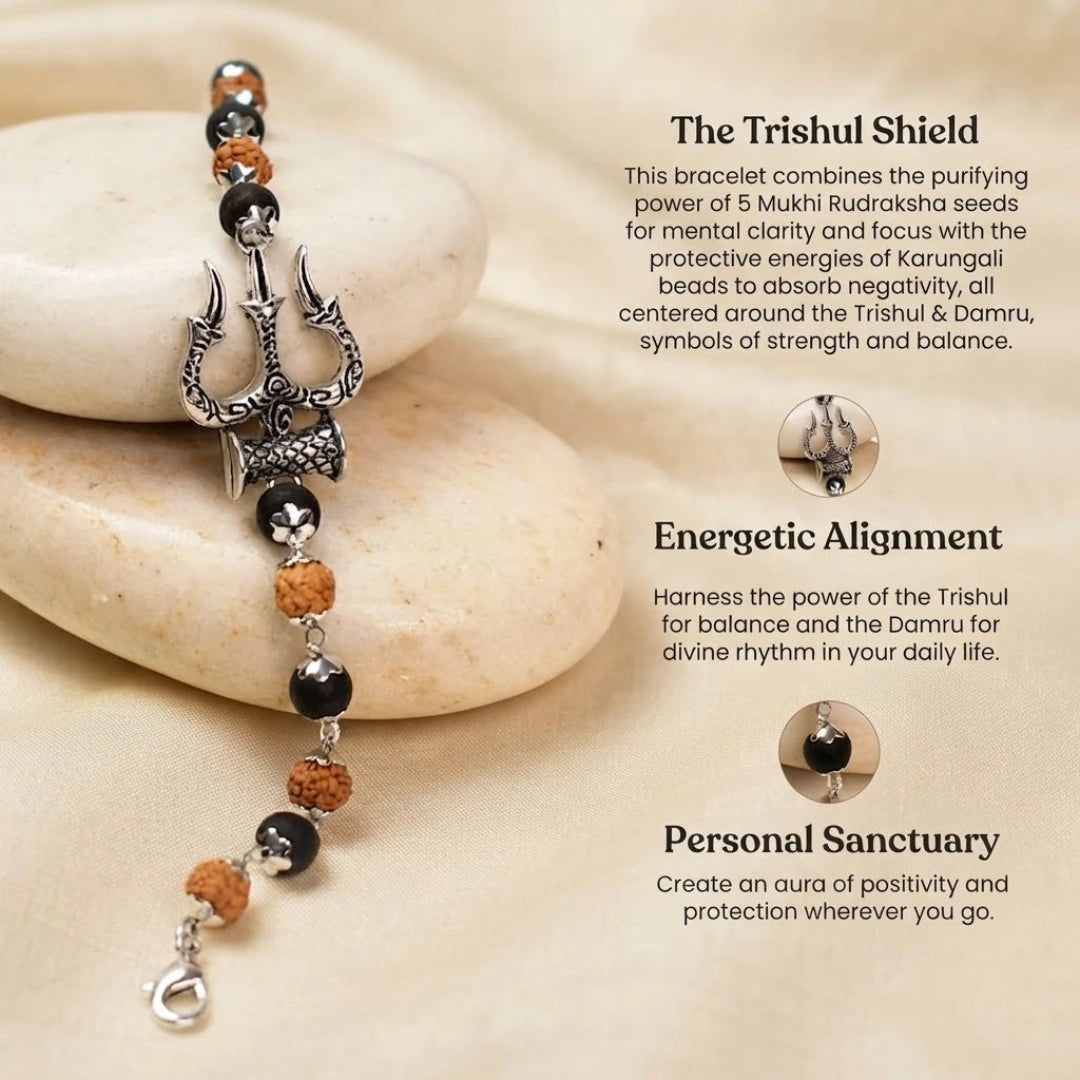 Mahadev Trishul Damru Rudraksha