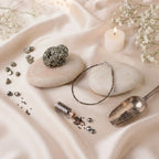 Mahalaxmi Combo Pyrite Anklet with Pyrite Stone