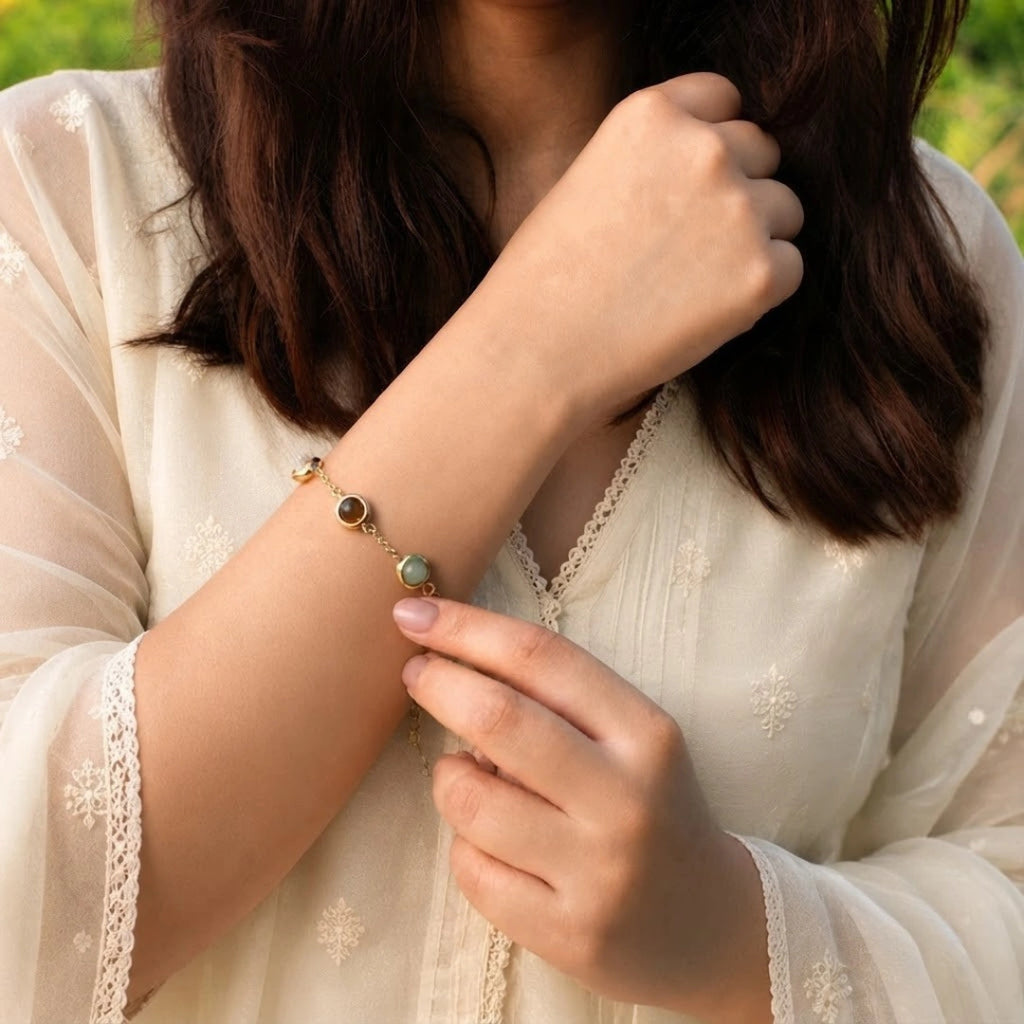 Metal Dhan Yog Bracelet Women