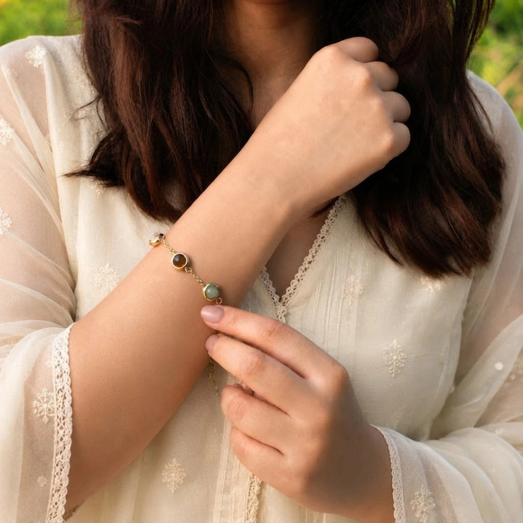 Metal Dhan Yog Bracelet Women
