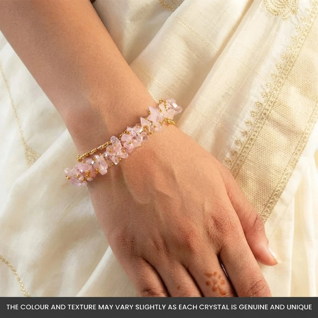 Metal Dhan Yog Bracelet for Women Free Rose