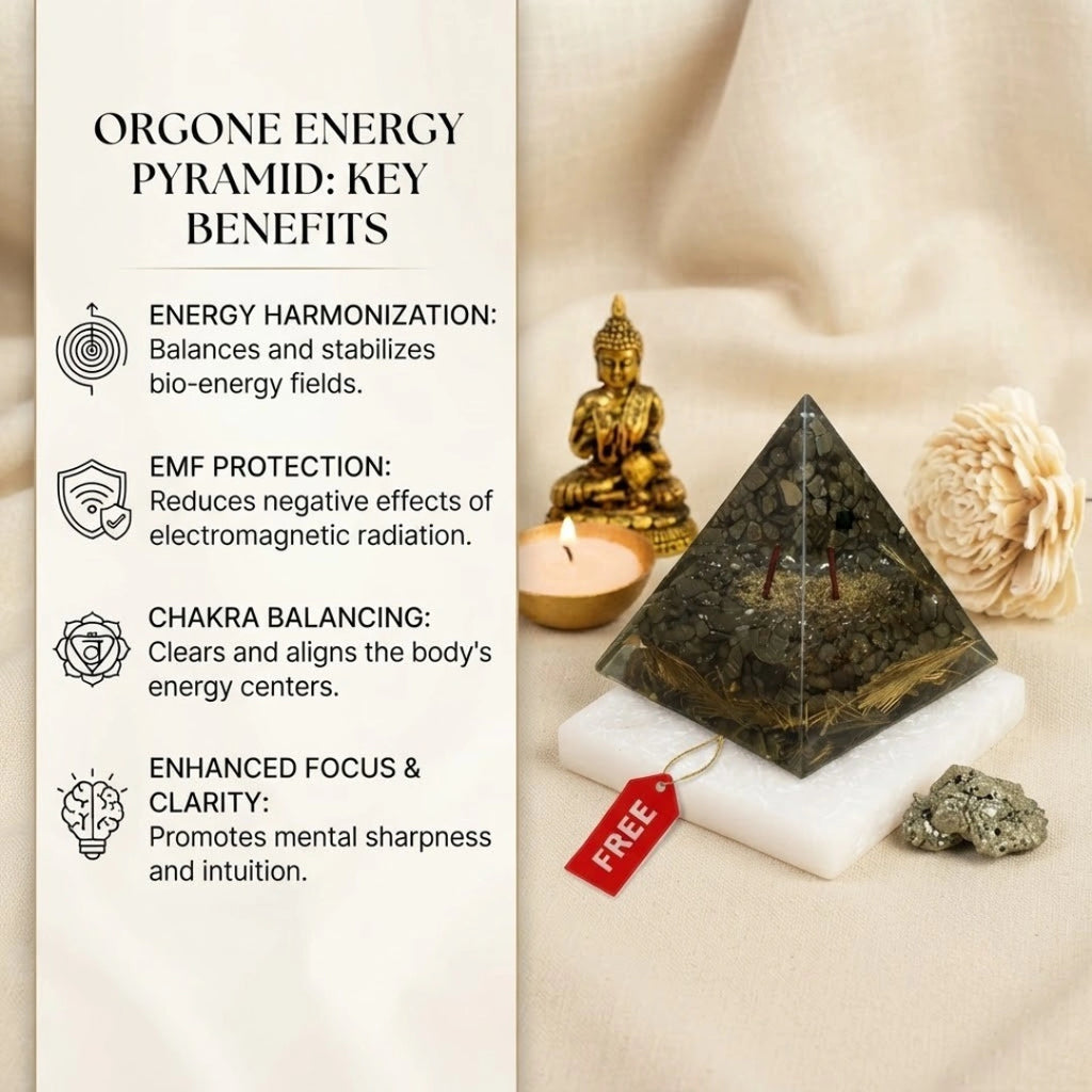 Money Magnet Pyrite Pyramid