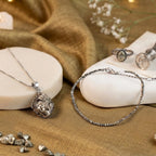Princess Combo Pyrite Anklet Pendant