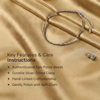 Pyrite Anklet Free Black Tourmaline Anklet with Evil Eye Charm