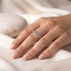 Pyrite Stud Ring