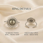 Pyrite Sun Ring