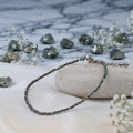 Raw Pyrite Anklet