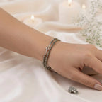 Raw Pyrite Anklet Set Of 2