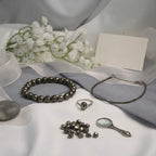 Raw Pyrite Bracelet with Raw Pyrite