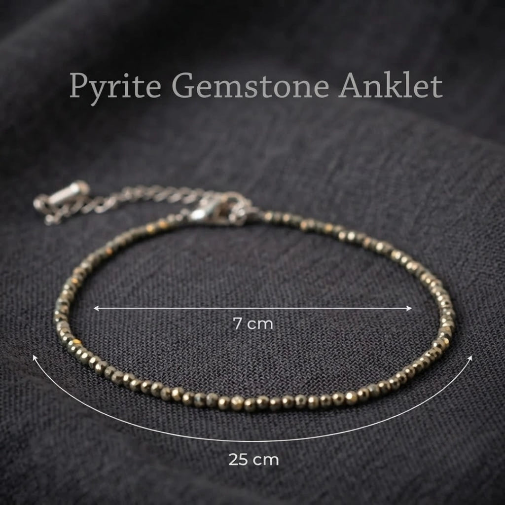 Raw Pyrite Bracelet with Raw Pyrite