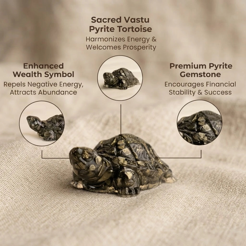 Rinmukteshwar Siddh Pyrite Tortoise