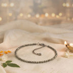 Rinmukteshwar Siddh Raw Pyrite Anklet