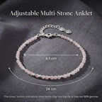 Rose Quartz Anklet