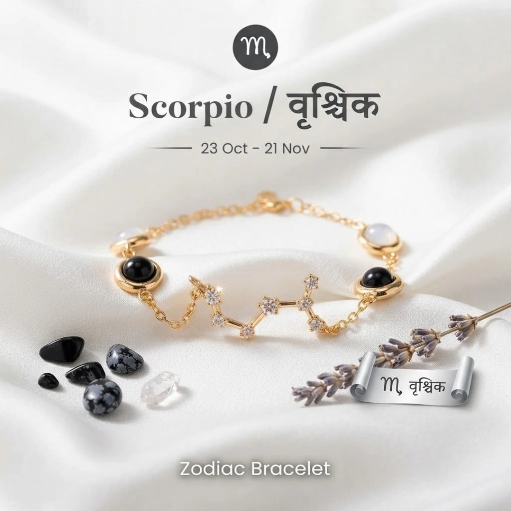 Scorpio Zodiac Bracelet for Women