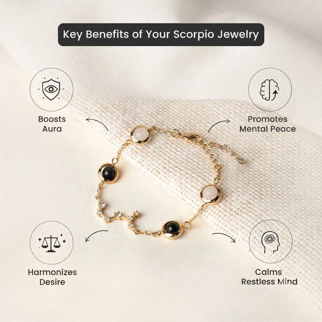 Scorpio Zodiac Bracelet for Women
