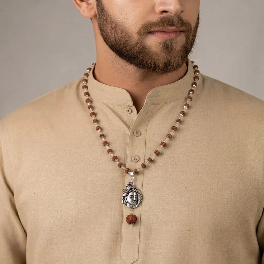 Shiv Rudraksha Mala with Adiyogi