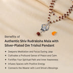 Shiv Rudraksha Mala with Om