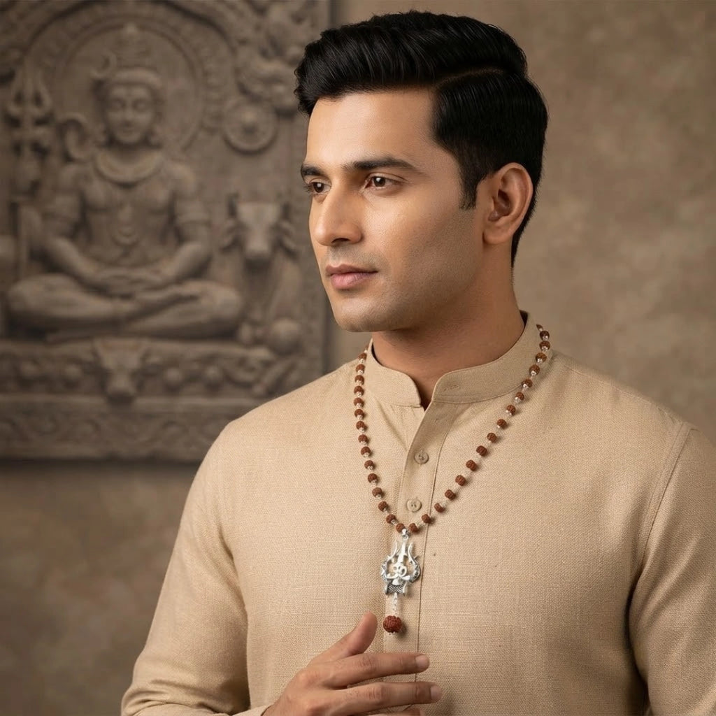 Shiv Rudraksha Mala with Om