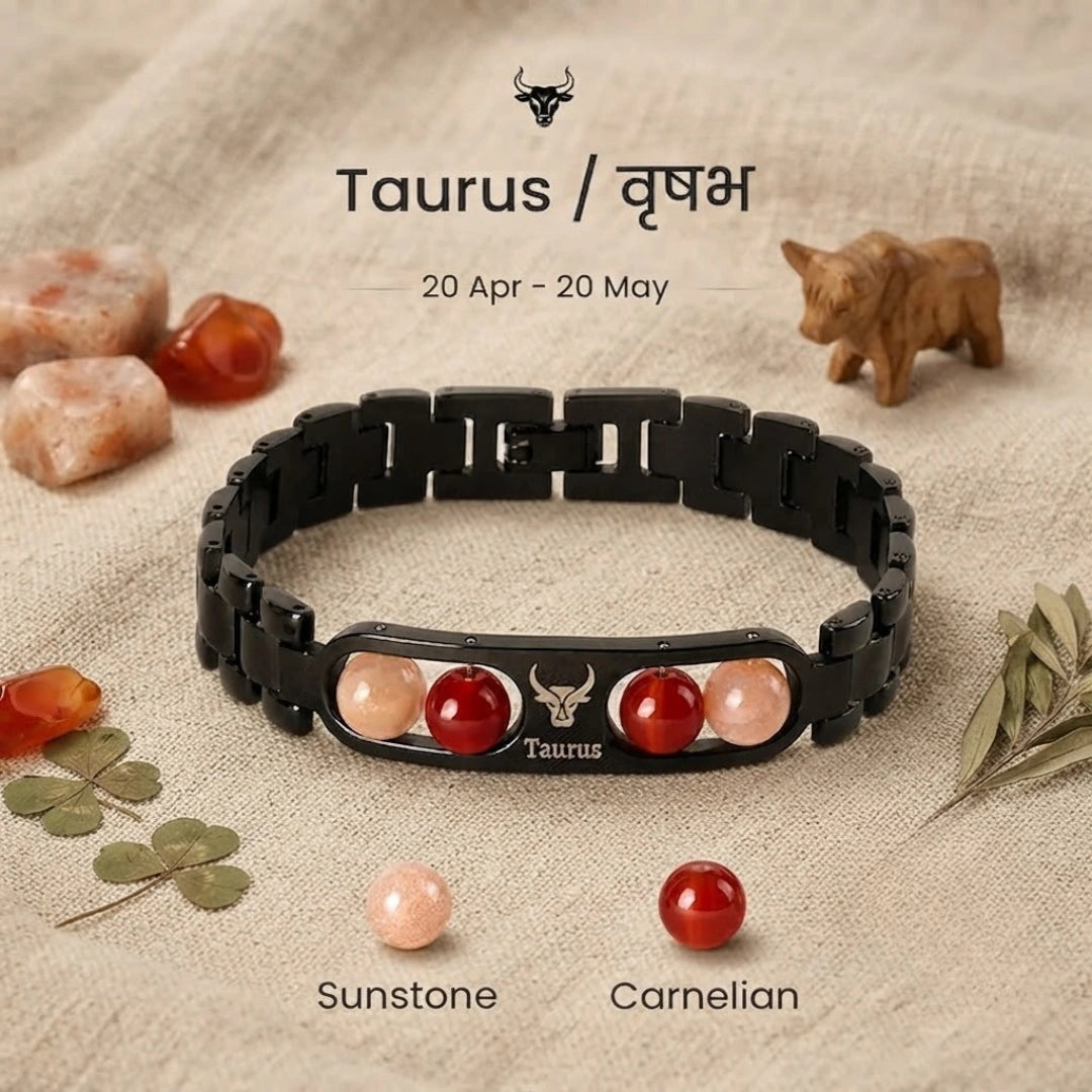 Taurus Zodiac Metal Bracelet