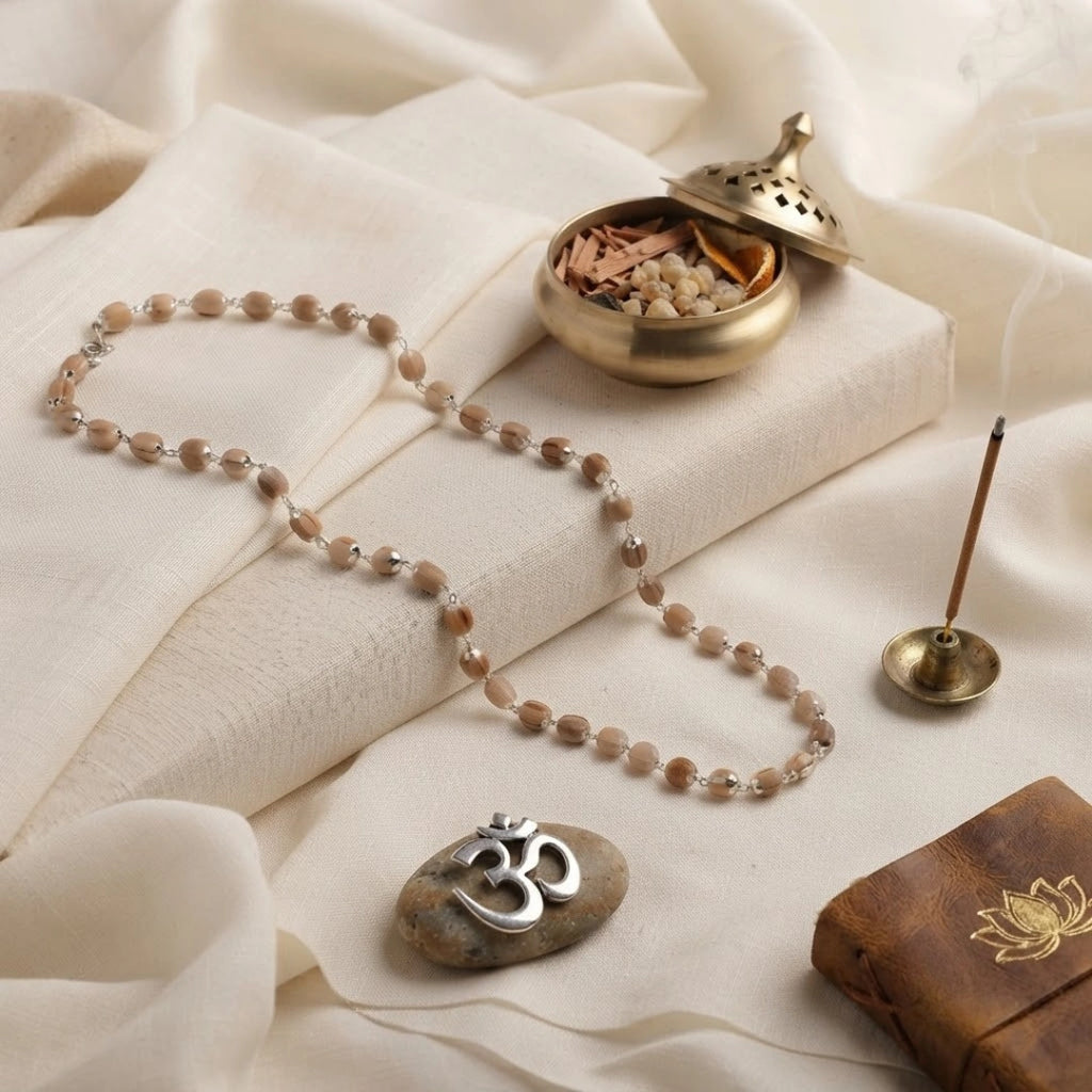 Tulsi Mala Silver Plated